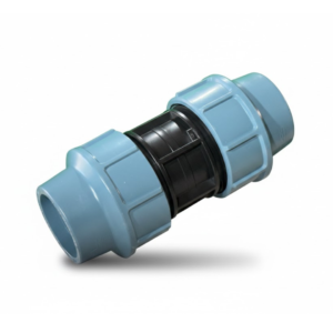 MDPE straight compression coupler fitting
